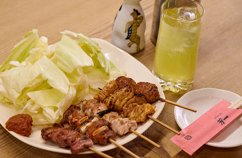 もつ焼きとお酒